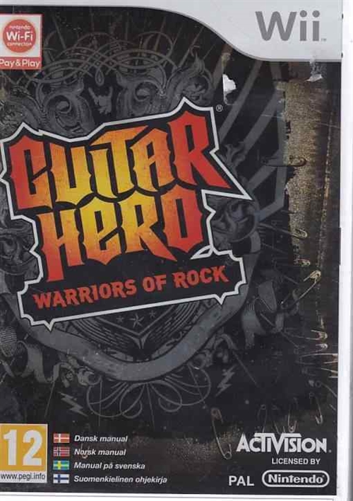 Guitar Hero Warriors of Rock - Nintendo Wii (B Grade) (Used) (Eng)